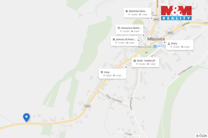 Pronájem rodinného domu, Mlázovice, Jičínská, 80 m2