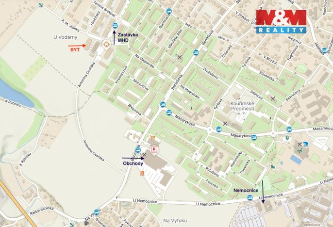 Pronájem bytu 1+kk, Kolín, A. M. Jelínka, 38 m2