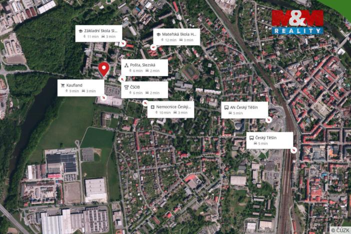 Prodej bytu 2+1, Český Těšín, Ostravská, 64 m2