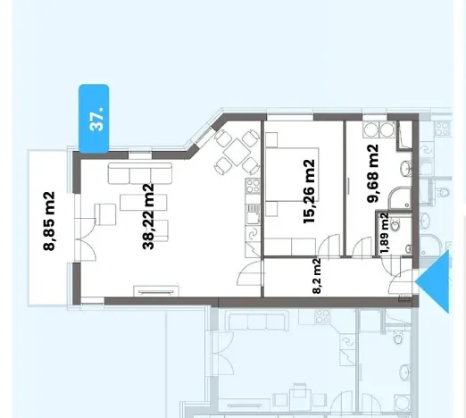 Prodej bytu 2+kk, Rostěnice-Zvonovice, 76 m2