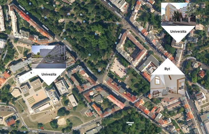 Pronájem bytu 2+kk, Ústí nad Labem, Masarykova, 63 m2