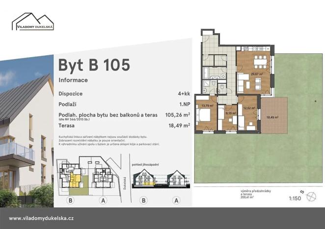 Prodej bytu 4+kk, Liberec, Dukelská, 124 m2