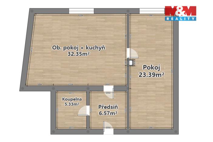 Pronájem bytu 2+kk, Plzeň - Severní Předměstí, Otýlie Beníškové, 67 m2