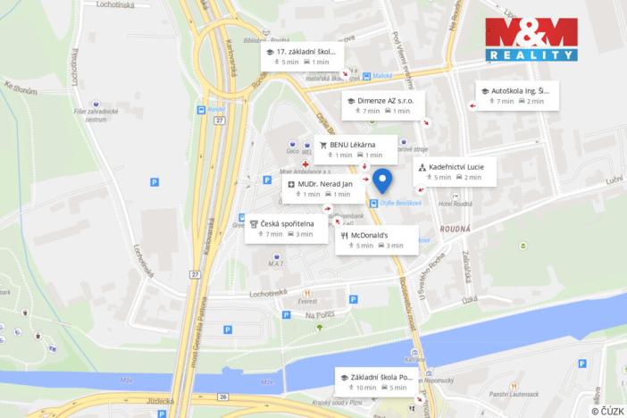 Pronájem bytu 2+kk, Plzeň - Severní Předměstí, Otýlie Beníškové, 67 m2