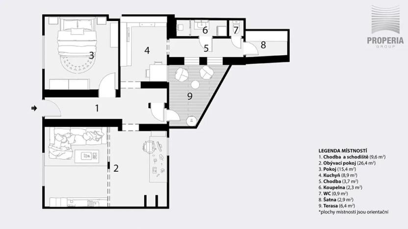Prodej bytu 4+1, Nedvědice, 127 m2