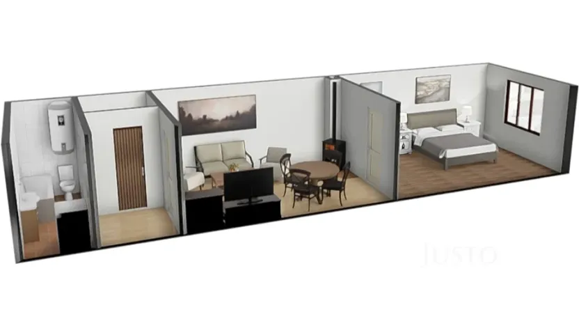 Prodej rodinného domu, Lhenice, 61 m2