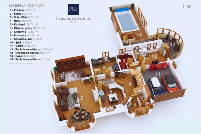 Prodej rodinného domu, Vestec, Průběžná, 427 m2