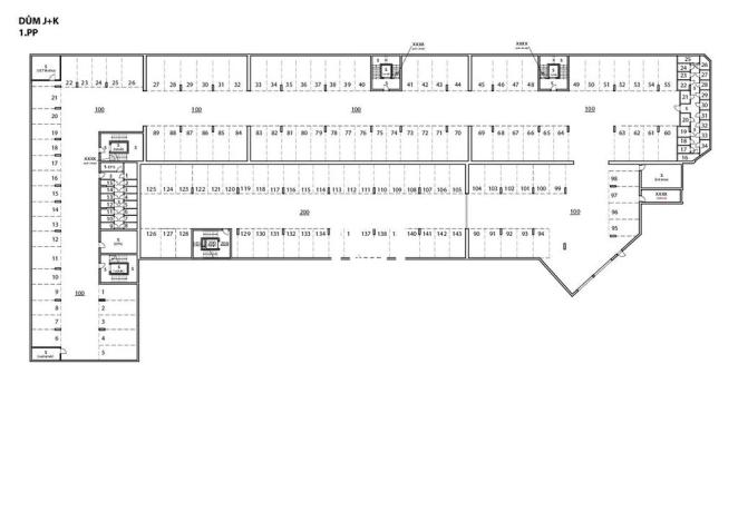 Pronájem garážového stání, Olomouc, Aloise Rašína, 15 m2