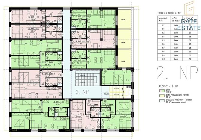 Pronájem bytu 1+kk, Bystřice pod Hostýnem, Sídliště, 28 m2