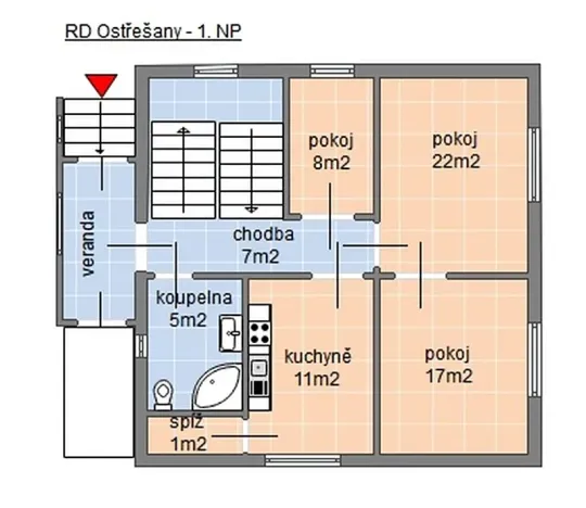 Prodej vícegeneračního domu, Ostřešany, 143 m2