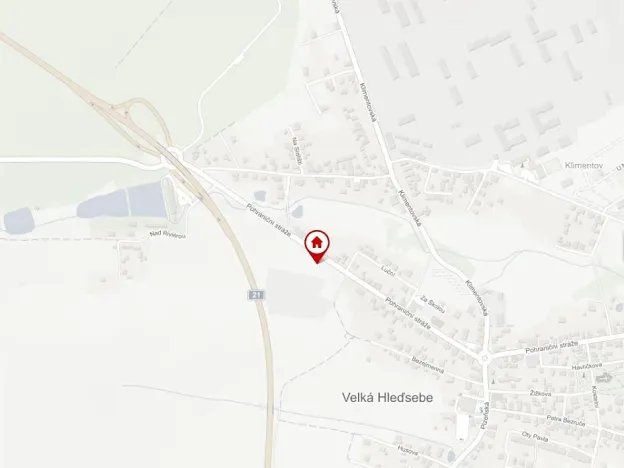 Prodej pozemku pro bydlení, Velká Hleďsebe, Pohraniční stráže, 2088 m2
