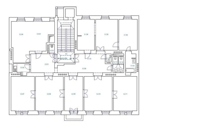 Pronájem kanceláře, Praha - Vinohrady, Mánesova, 261 m2