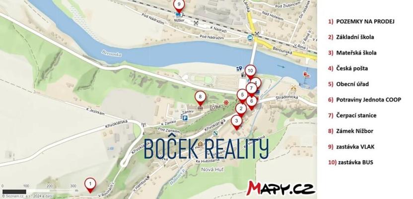 Prodej pozemku pro bydlení, Nižbor, 821 m2