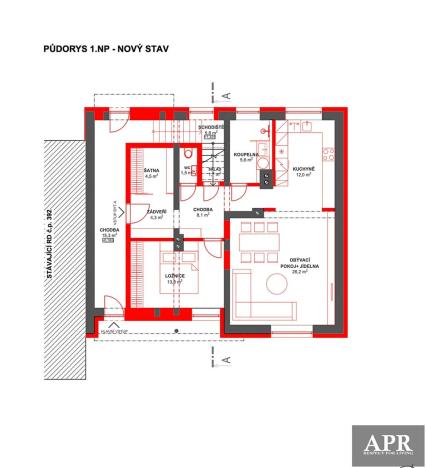 Prodej bytu 2+1, Uherský Brod, V Kútě, 75 m2