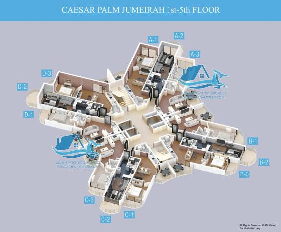 Prodej bytu 1+kk, Trikomo, Kypr, 45 m2