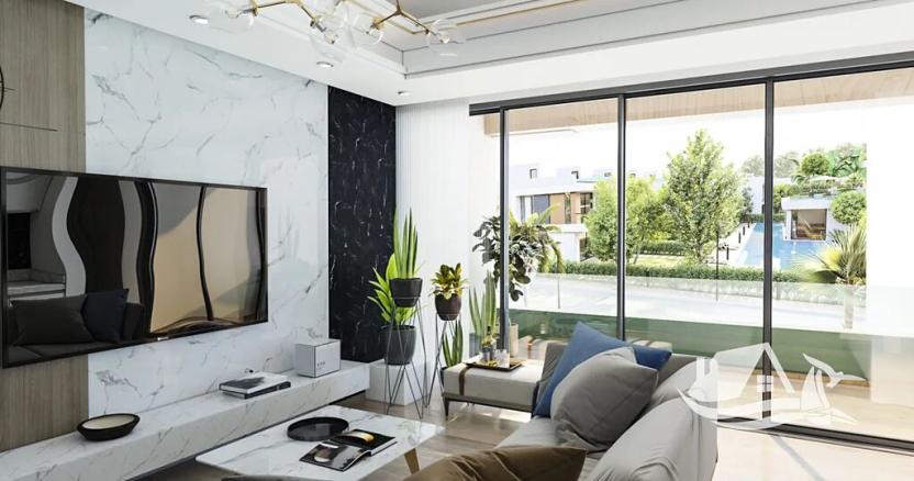 Prodej bytu 1+kk, Trikomo, Kypr, 44 m2