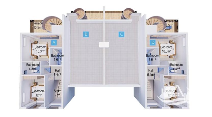 Prodej vily, Trikomo, Kypr, 127 m2