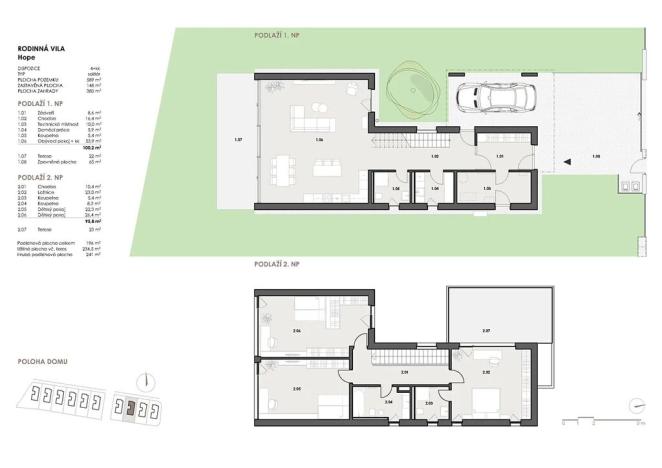 Prodej vily, Praha - Stodůlky, Nekonečného, 234 m2