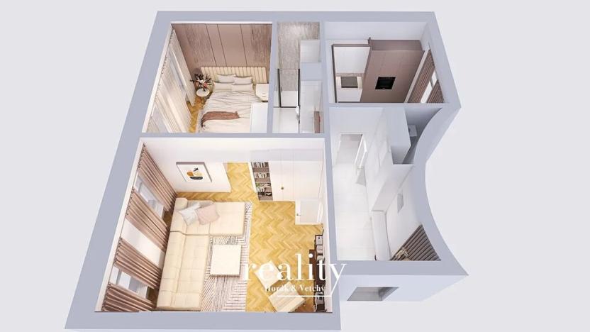 Prodej bytu 2+1, Znojmo, Sokolská, 54 m2