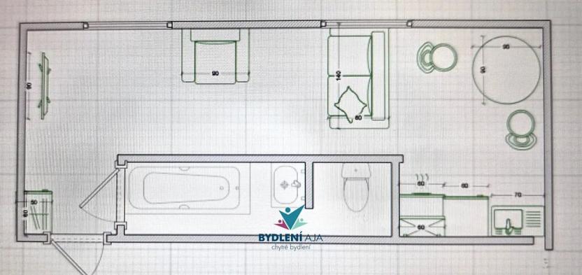 Prodej bytu 1+kk, Teplice, Maršovská, 34 m2