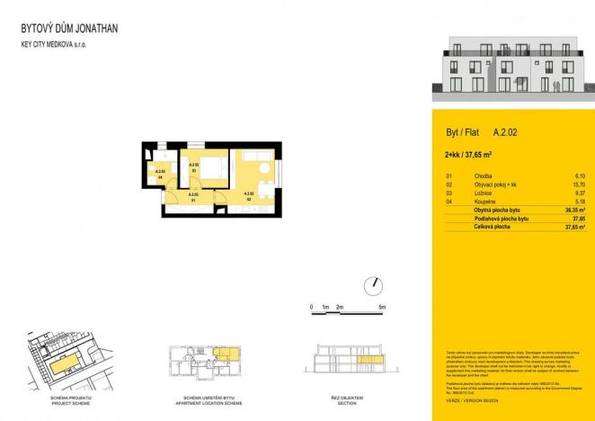 Pronájem bytu 2+kk, Praha - Chodov, K dubu, 38 m2