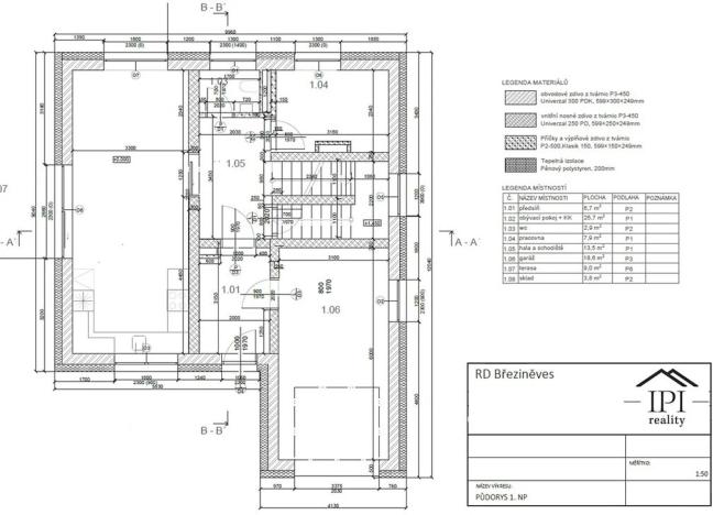 Prodej rodinného domu, Praha - Březiněves, 155 m2