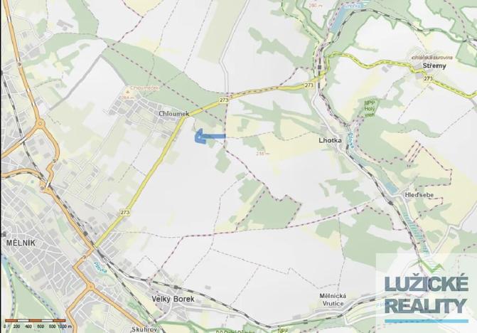 Prodej pole, Mělník, Kokořínská, 27040 m2