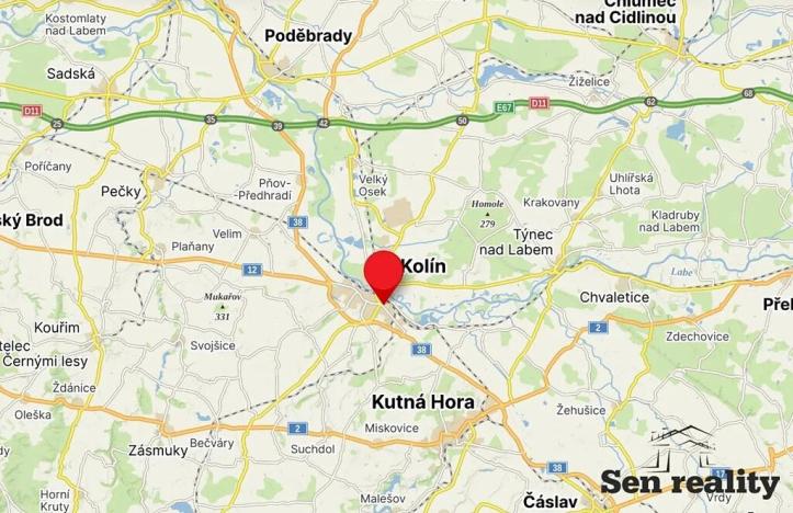 Pronájem bytu 2+kk, Kolín, Zengrova, 37 m2