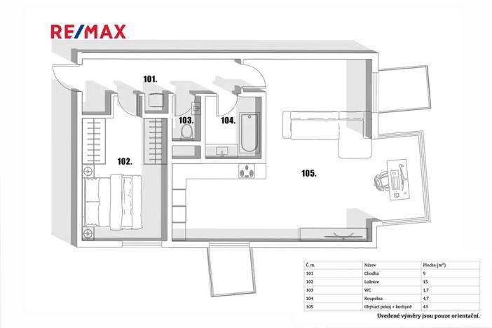 Pronájem bytu 2+kk, Praha - Holešovice, Komunardů, 68 m2