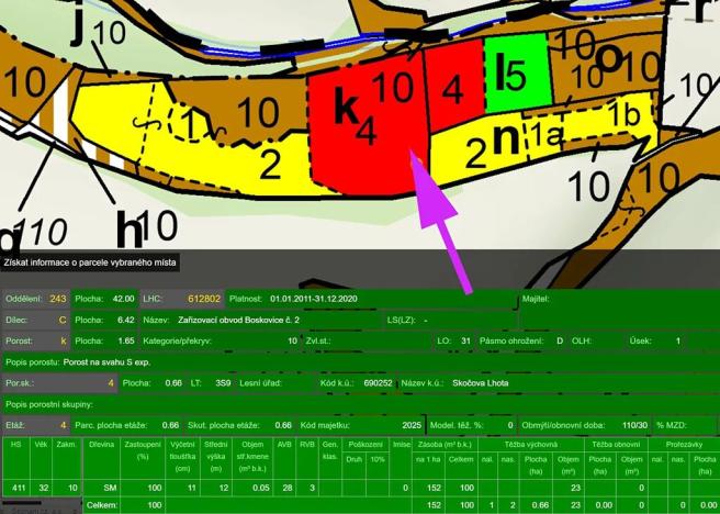 Prodej lesa, Malá Roudka, 7247 m2