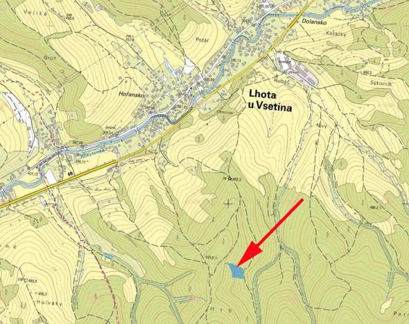 Prodej lesa, Lhota u Vsetína, 4855 m2