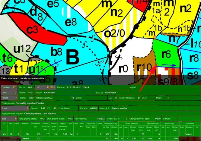 Prodej lesa, Lhota u Vsetína, 4855 m2