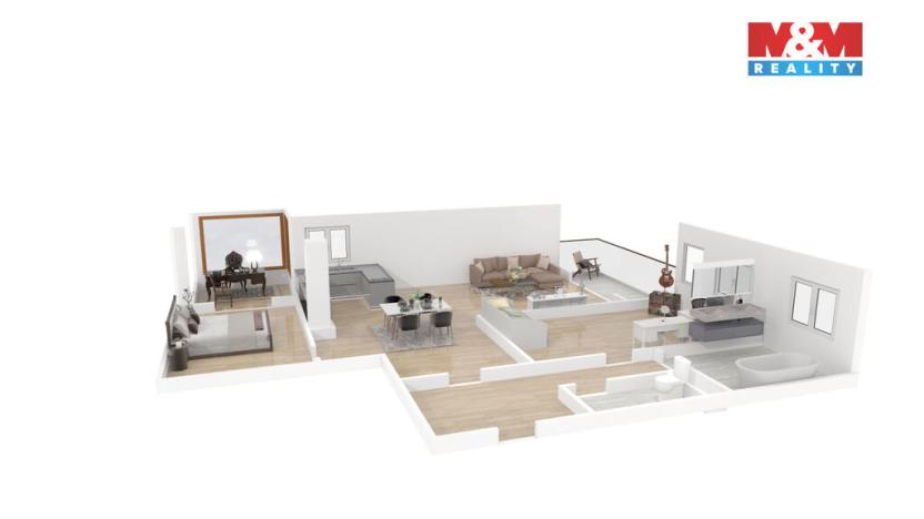 Prodej bytu 3+kk, Plzeň - Severní Předměstí, Bolevecká, 104 m2