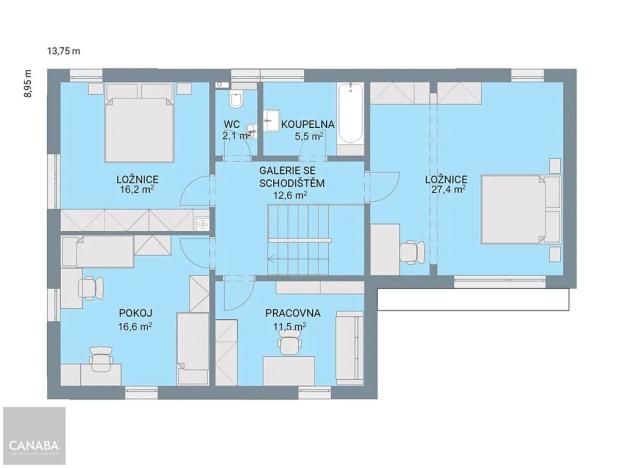 Prodej rodinného domu, Praha - Čakovice, 181 m2