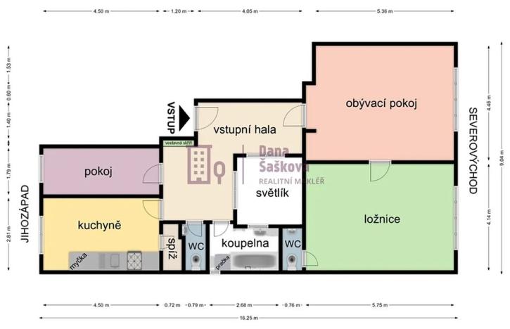 Pronájem bytu 3+1, Jindřichův Hradec, Komenského, 91 m2