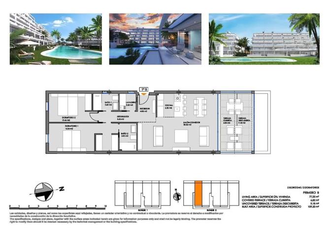 Prodej bytu 3+kk, Cartagena, Španělsko, 109 m2