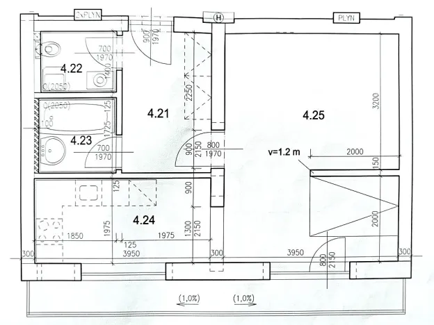 Prodej bytu 1+kk, Brno, Blažovická, 41 m2