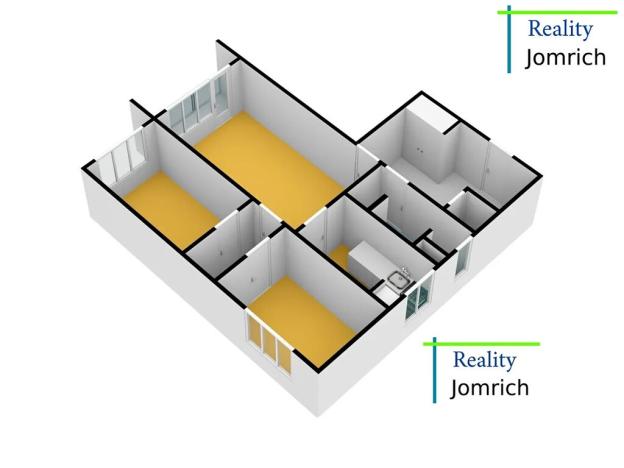 Pronájem bytu 3+1, Liberec, Dvorská, 60 m2