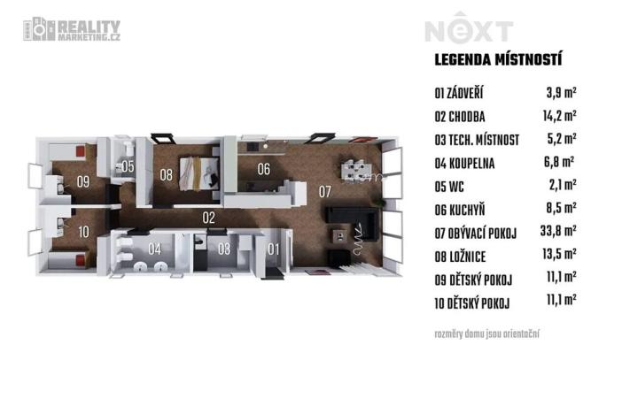 Prodej rodinného domu, Rybníky, 110 m2