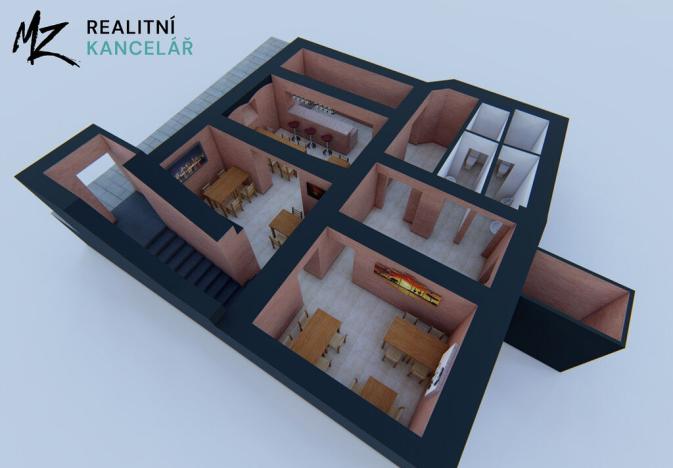 Pronájem restaurace, Frýdek-Místek - Frýdek, Krátká, 80 m2