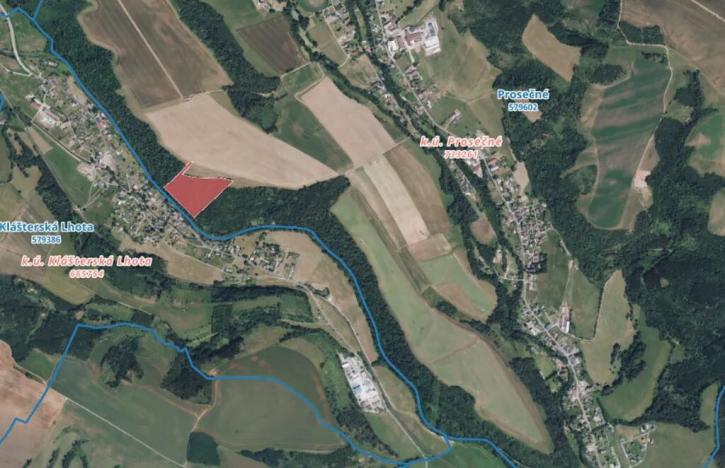 Prodej lesa, Prosečné, 33835 m2