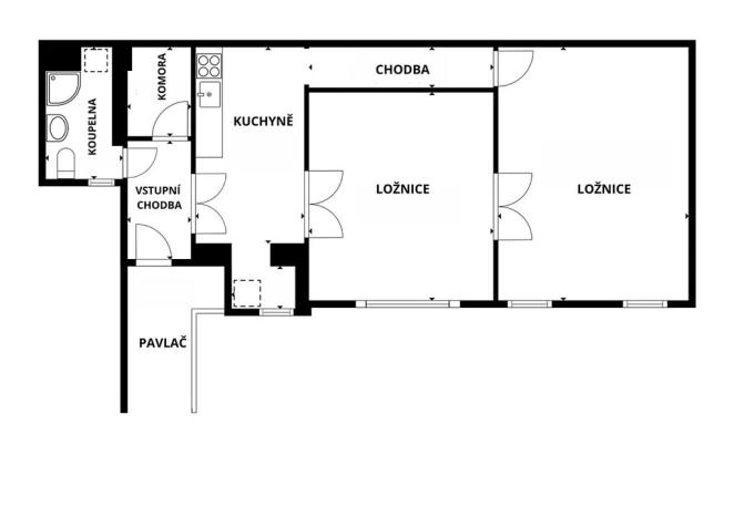 Prodej bytu 2+1, Praha - Nové Město, Krakovská, 71 m2