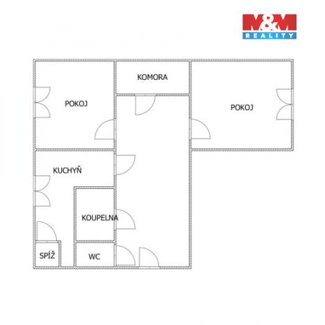 Prodej bytu 2+1, Karviná - Nové Město, Nedbalova, 58 m2