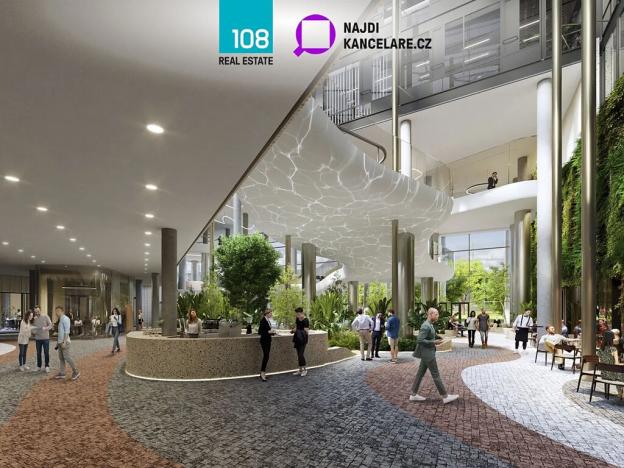 Pronájem kanceláře, Praha - Karlín, Karolinská, 5000 m2