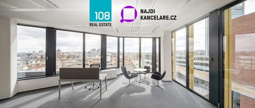 Pronájem kanceláře, Praha - Nusle, Pikrtova, 552 m2