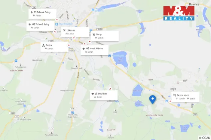 Prodej pozemku pro bydlení, Trhové Sviny, 702 m2