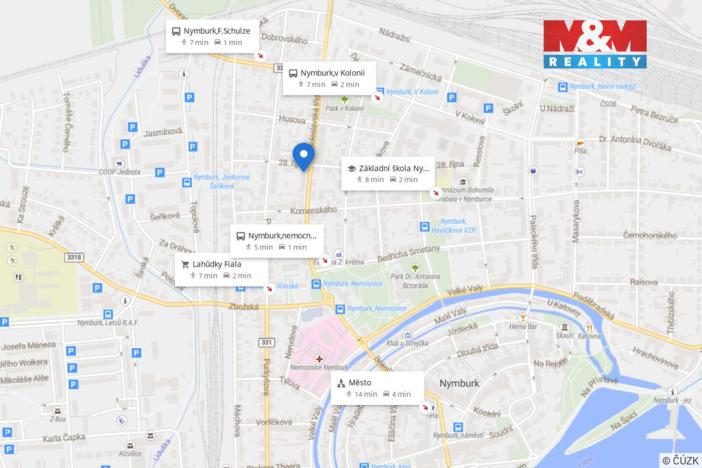 Prodej bytu 2+1, Nymburk, 28. října, 71 m2