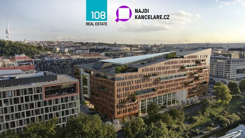Pronájem kanceláře, Praha - Karlín, Karolinská, 1538 m2