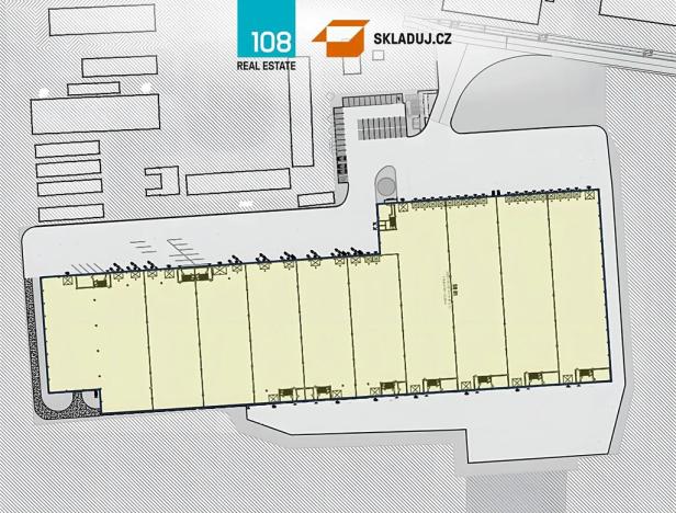 Pronájem skladu, Brno, U jezu, 10000 m2