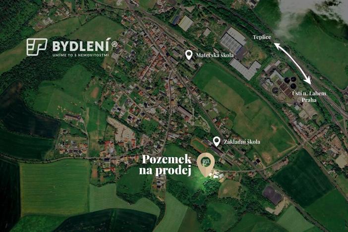 Prodej pozemku pro bydlení, Bystřany, 1000 m2